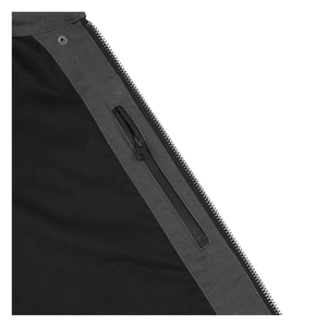 Silk Road Utility Men's Textile Jacket - Charcoal Black - Salt Flats Clothing