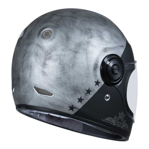 Origine Vega 22.06 Full Face Helmet - Rocker Matt Silver - Salt Flats Clothing