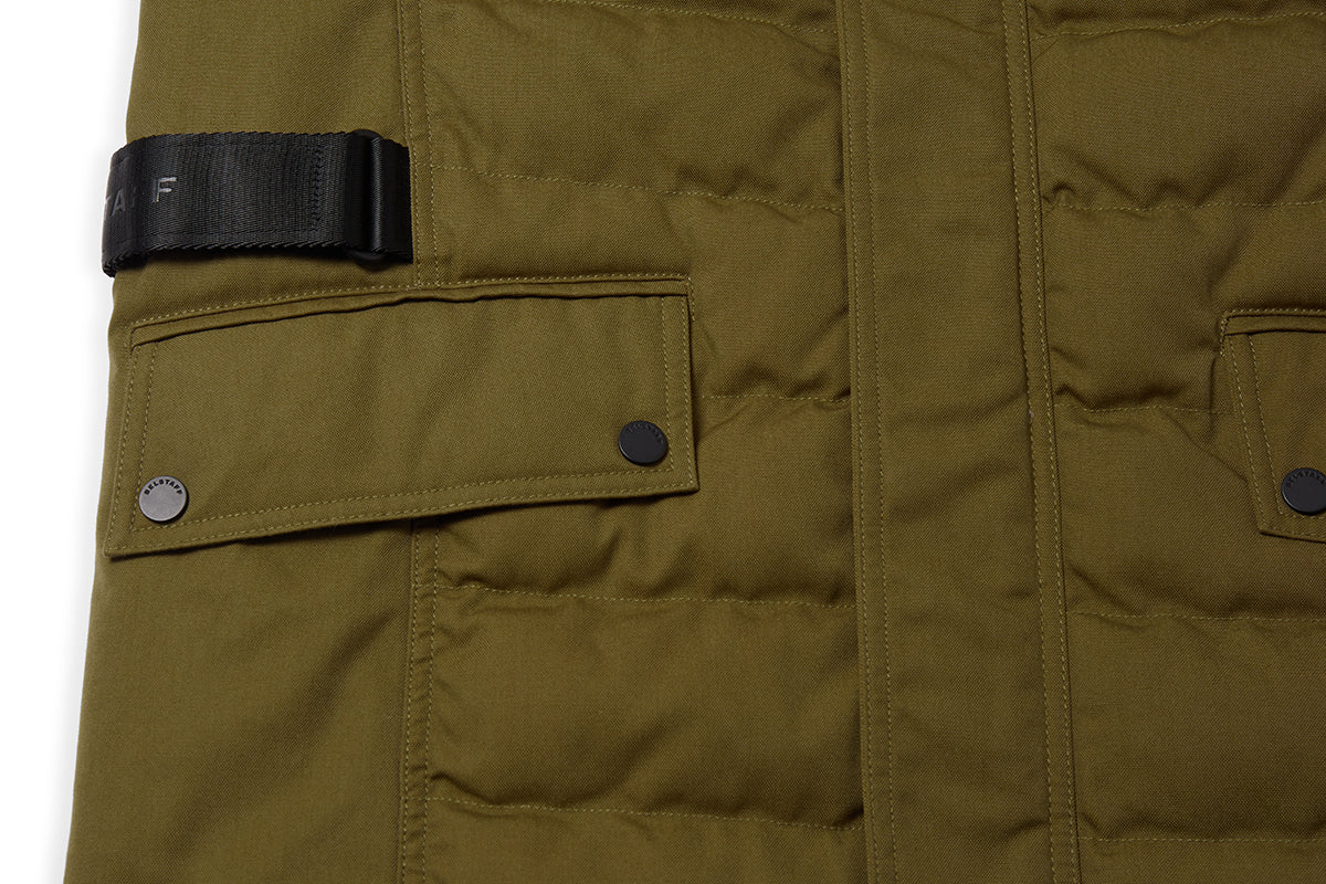 Belstaff Calder Men's Textile Jacket - Olive - Salt Flats Clothing