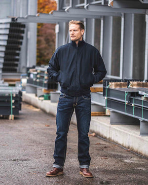 Pike Brothers 1942 Deck Zip Jacket - Dark Blue