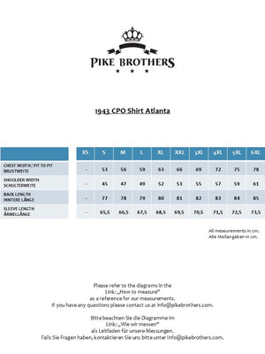 Pike Brothers 1943 CPO Wool Shirt - Atlanta Brown - Salt Flats Clothing