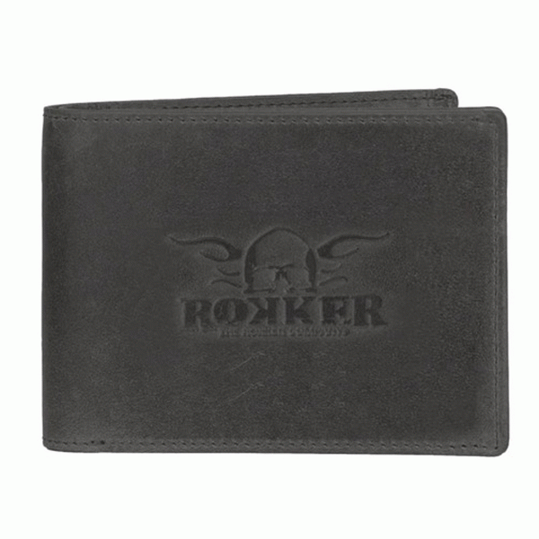 Rokker Traveller Wallet - Black - Salt Flats Clothing