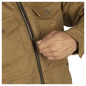 Silk Road Utility Men's Textile Jacket - Desert Brown - Salt Flats Clothing