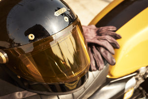 Hedon Heroine Visor 2.0 ECE 22.06 With Antifog Lens - Amber - Salt Flats Clothing