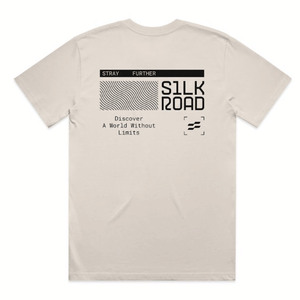 Silk Road Bar Core T-Shirt - Bone - Salt Flats Clothing