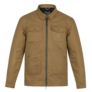 Silk Road Utility Men's Textile Jacket - Desert Brown - Salt Flats Clothing