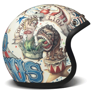 DMD Jet Retro Helmet R22-06 - Circus - Salt Flats Clothing