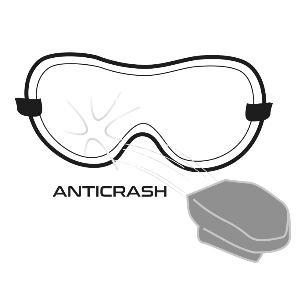 Ethen Cafe Racer Mirrored Goggles - Black White Checker