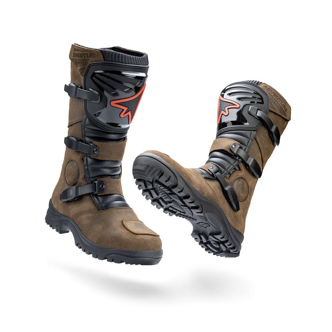 Stylmartin Overlander WP Touring Boots - Brown - Salt Flats Clothing
