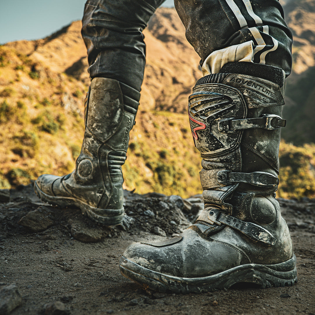 Stylmartin Overlander WP Touring Boots - Brown - Salt Flats Clothing