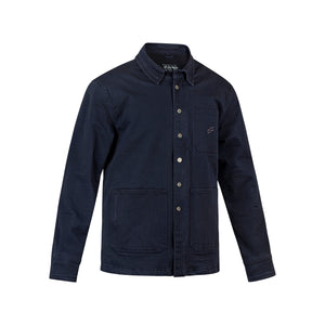 Silk Road Chore Men's Riding Shirt - Navy - Salt Flats Clothing