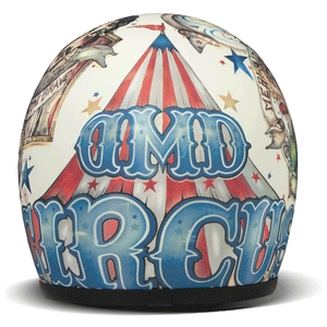 DMD Jet Retro Helmet R22-06 - Circus - Salt Flats Clothing