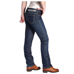 Rokker Revolution Stretch Ladies Motorcycle Jeans - Salt Flats Clothing