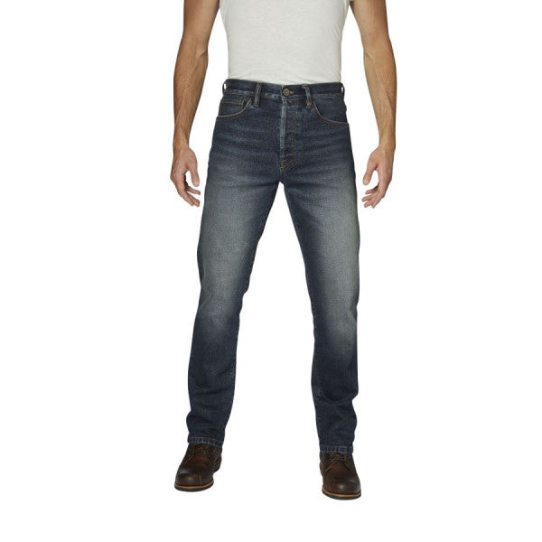 Rokker Rokkertech Legend Straight Men's Motorcycle Jeans - Dark Blue - Salt Flats Clothing