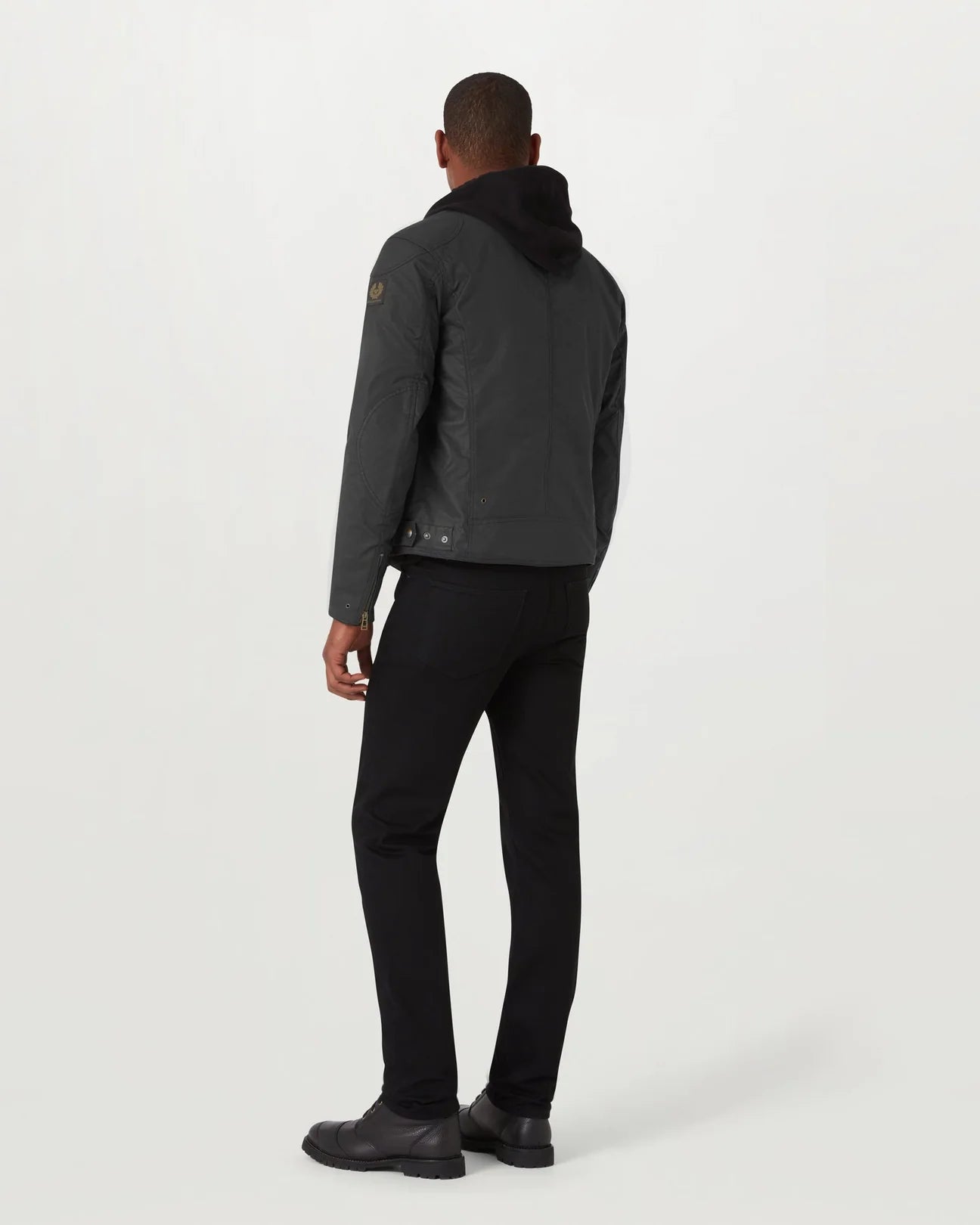 Belstaff Ariel Jacket TechWax 8oz AA Black - Salt Flats Clothing