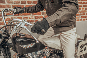 Age of Glory Crafter Motorcycle Gloves - Black - Salt Flats Clothing