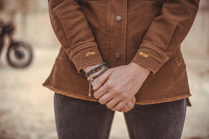 Wildust Sisters Armalith Moto Riding Shirt - Khaki - Salt Flats Clothing