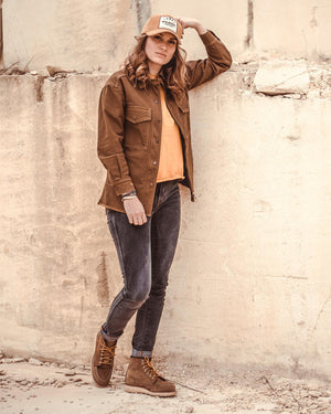 Wildust Sisters Armalith Moto Riding Shirt - Khaki - Salt Flats Clothing