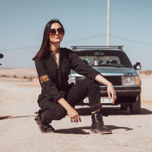 Wildust Sisters Asphalt Ladies Jump Suit Overalls - Salt Flats Clothing