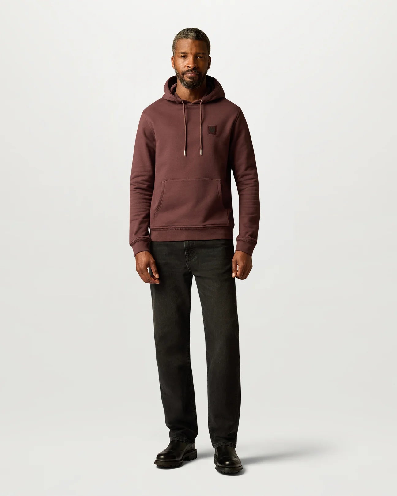 Belstaff Men's Hoodie - Oxblood - Salt Flats Clothing