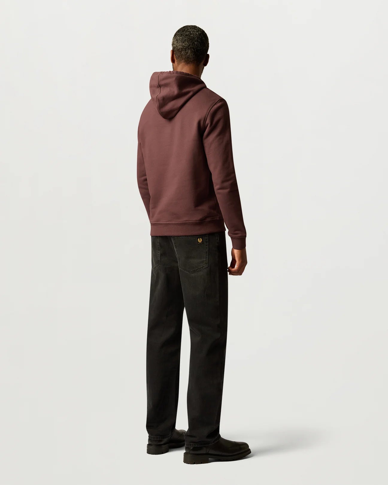 Belstaff Men's Hoodie - Oxblood - Salt Flats Clothing