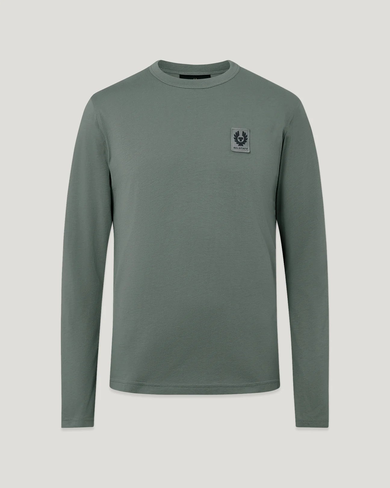 Belstaff Long Sleeved Men's T-Shirt - Atlantic Grey - Salt Flats Clothing