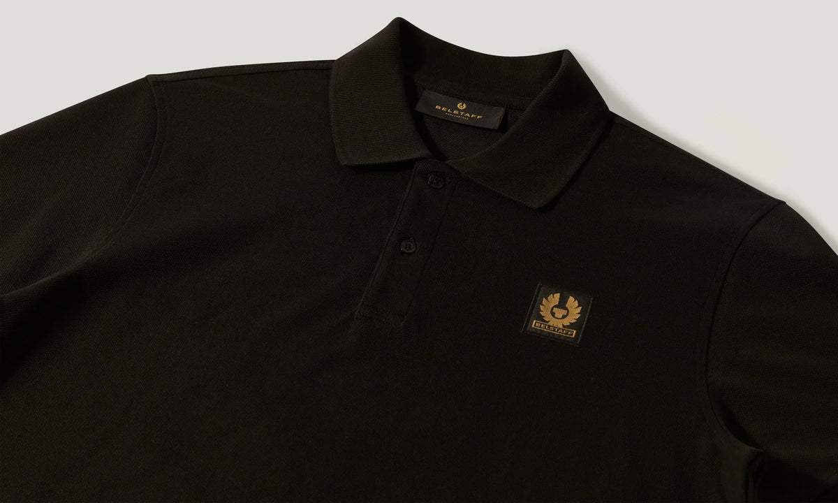 Belstaff Polo T-Shirt - Black - Salt Flats Clothing