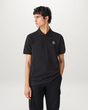 Belstaff Polo T-Shirt - Black - Salt Flats Clothing