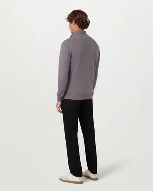Belstaff Quarter Zip - Tornado Grey - Salt Flats Clothing