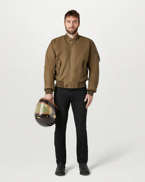 Belstaff Brecon Bomber Men's Ultracore 8oz Jacket - Olive - Salt Flats Clothing