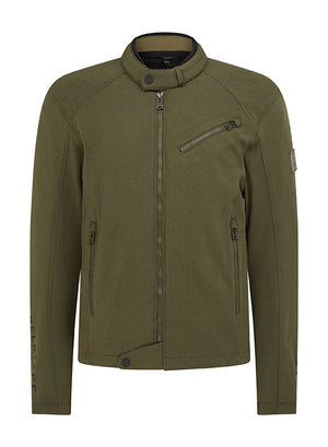 Belstaff Tamar Men's Textile Motorcycle Jacket - Olive - Salt Flats Clothing