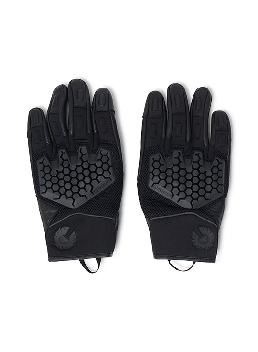 Belstaff Twyford Men's Textile Motorcycle Glove - Black - Salt Flats Clothing