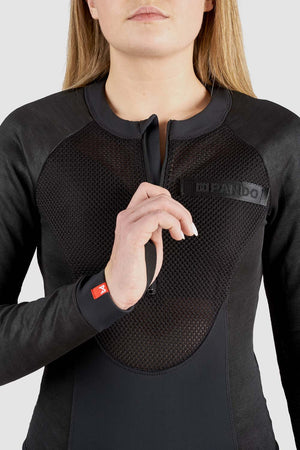 Pando Moto Bia AAA Ladies Protective Body - Black - Salt Flats Clothing