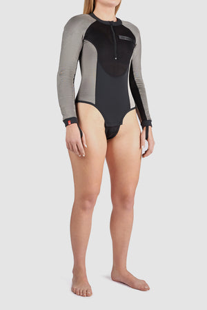 Pando Moto Bia AAA Ladies Protective Body - Grey - Salt Flats Clothing