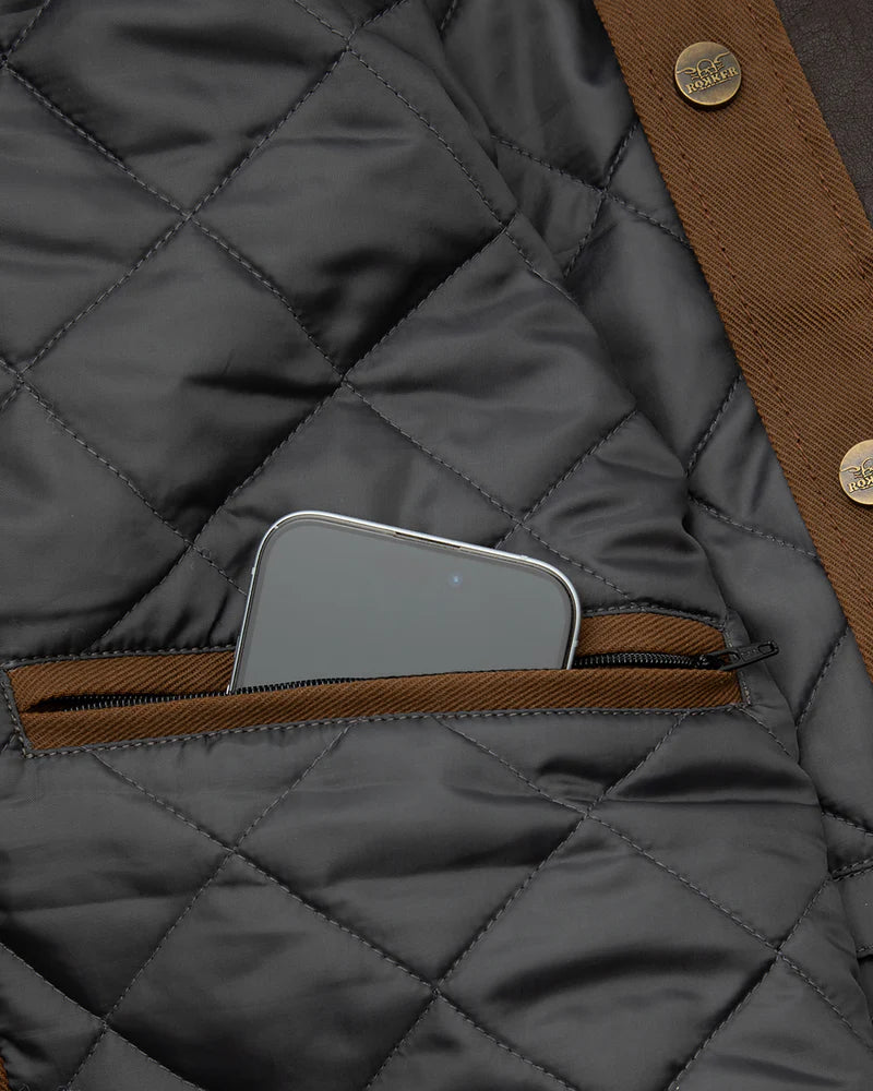 Rokker Bozeman Riding Shirt - Brown - Salt Flats Clothing