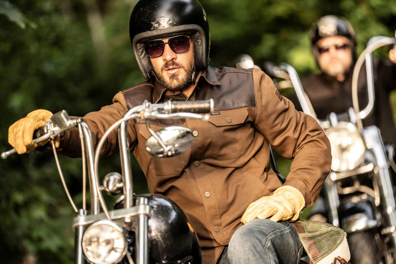 Rokker Bozeman Riding Shirt - Brown - Salt Flats Clothing