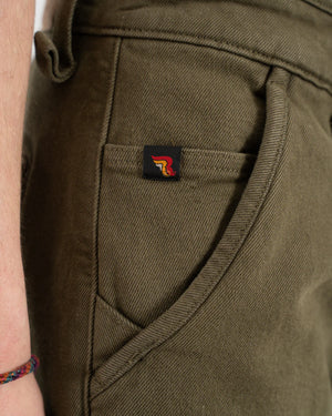 Riding Culture Men's Cargo Motorcycle Trousers - Olive - Salt Flats Clothing