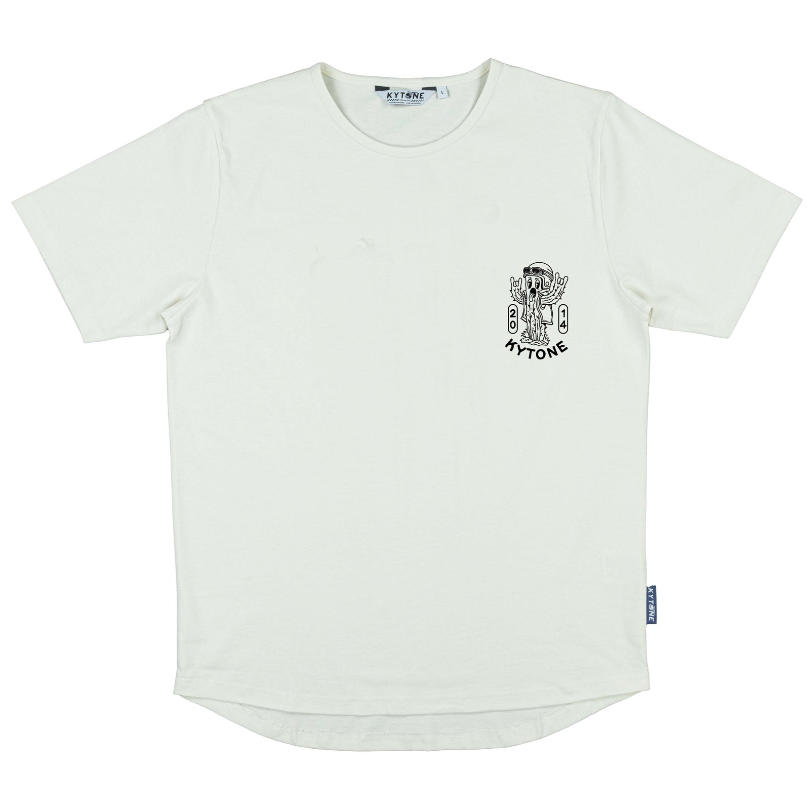 Kytone Cactus Club Men's T'Shirt - Ecru - Salt Flats Clothing