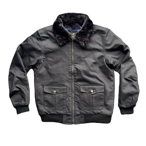 Age of Glory Men's Cockpit Textile Jacket - Black - Salt Flats Clothing