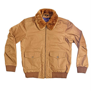 Age of Glory Men's Cockpit Textile Jacket - Caramel - Salt Flats Clothing
