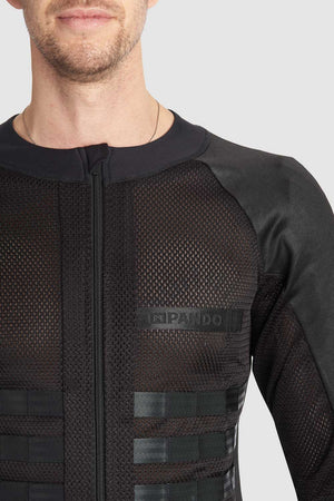 Pando Moto Commando UH Men's Protetive Under Shirt - Black - Salt Flats Clothing