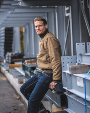 Pike Brothers 1944 NAF Flight Jacket - Pacific Beige