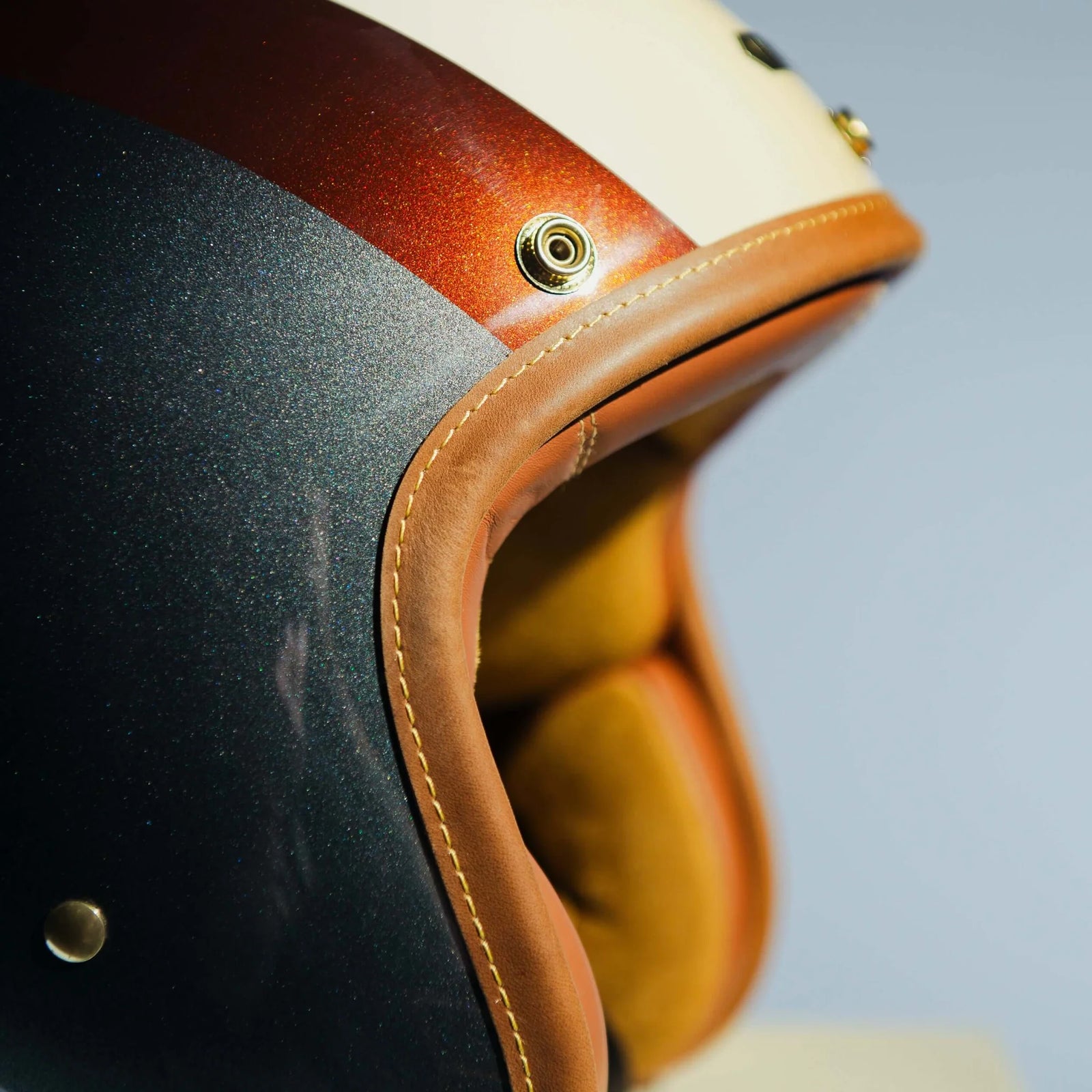 Hedon Hedonist ECE 06 Open Face Motorcycle Helmet - Eastwood - Salt Flats Clothing