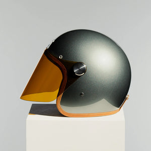 Hedon Epicurist 2.0 ECE 06 Open Face Motorcycle Helmet - Glass Ash - Salt Flats Clothing