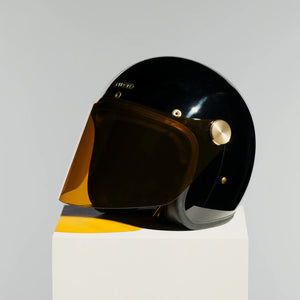 Hedon Epicurist 2.0 ECE 06 Open Face Motorcycle Helmet - Signature Black - Salt Flats Clothing