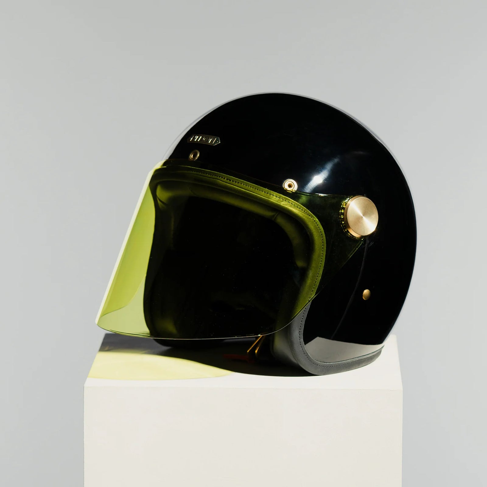 Hedon Epicurist 2.0 ECE 06 Open Face Motorcycle Helmet - Signature Black - Salt Flats Clothing