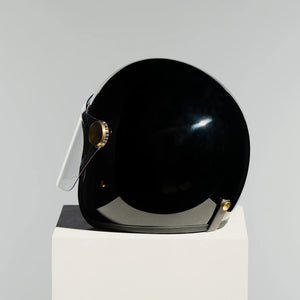 Hedon Epicurist 2.0 ECE 06 Open Face Motorcycle Helmet - Signature Black - Salt Flats Clothing