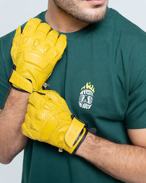 ByCity Pilot II Men's Gloves - Yellow - Salt Flats Clothing