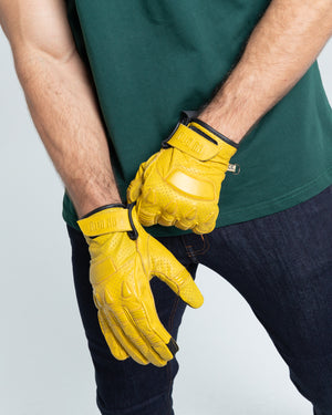 ByCity Pilot II Men's Gloves - Yellow - Salt Flats Clothing