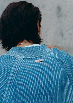 Hedon Knit Cardigan - Blue - Salt Flats Clothing